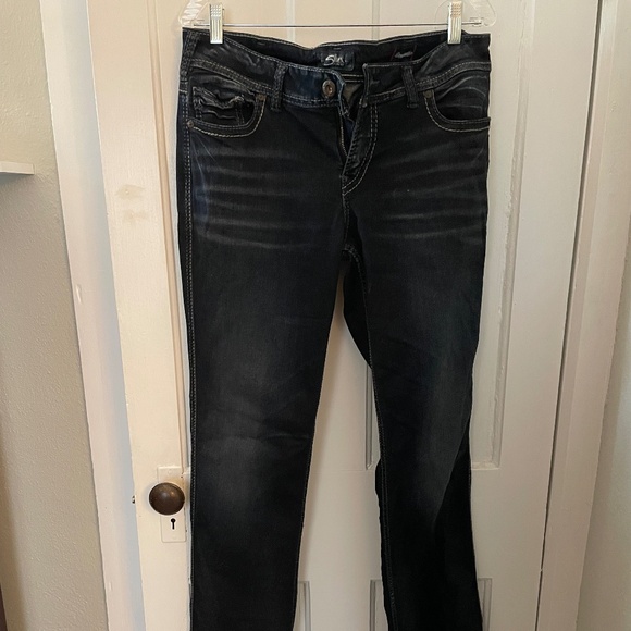 Silver Jeans Tall Long length 33x37 Suki - Picture 2 of 7